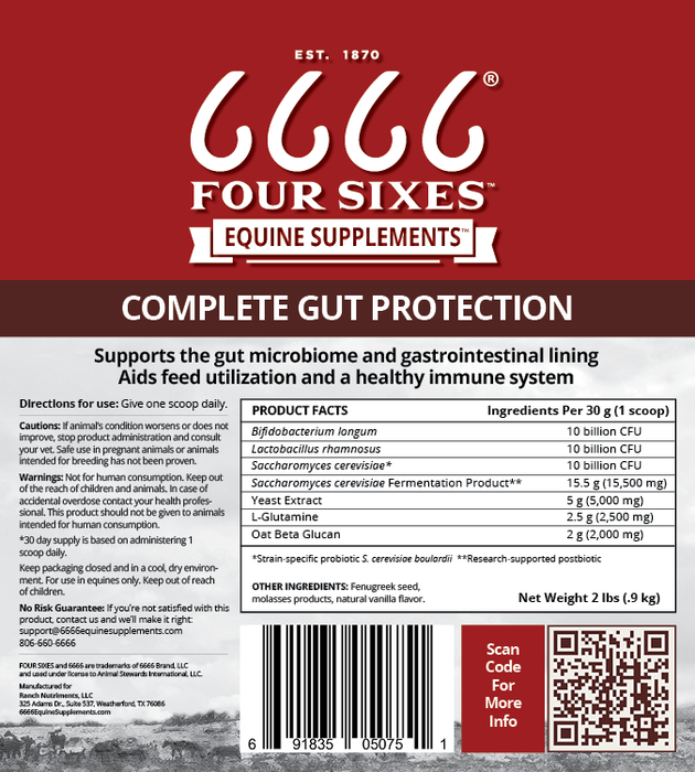 Equine Complete Gut Protection – 6666 Equine Supplements Equine Complete Gut Protection – 6666 Equine Supplements